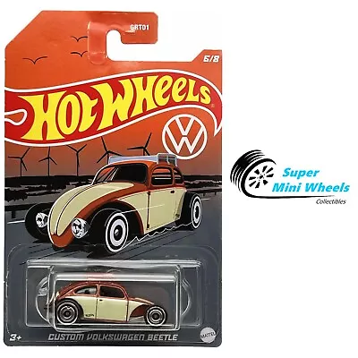 Hot Wheels 2022 Custom Volkswagen Beetle (Brown) Walmart Exclusive • $3.99