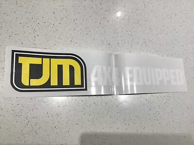 4x4 4WD PARTS STICKER TJM EQUIPPEDSUSPENSIONSPRINGS SHOCKSHUNTINGCAMPING1 • $17.99