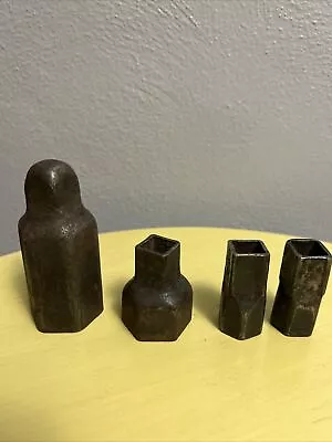 Vintage Spark Plug Lug Nut Socket Wrench LOT OF 4 • $5