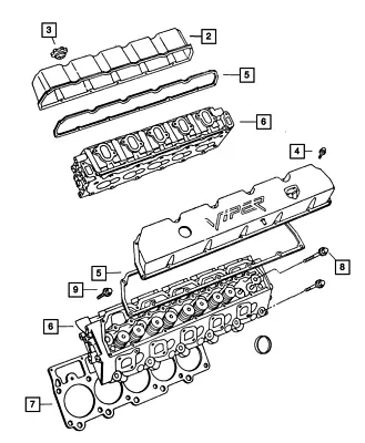 Genuine Mopar Cylinder Head 4763724AB • $1999.82