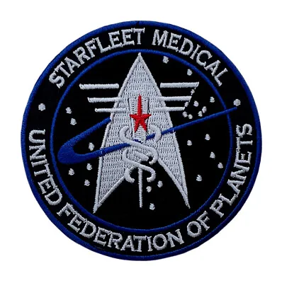 Star Trek Starfleet Medical United Federation Patch (Hook -3.5 Inch -PS3) • $7.99