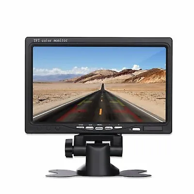 7  Inch TFT LCD CCTV Monitor HD Screen AV/RCA/VGA 800*480 Video For Car Truck RV • $29.99
