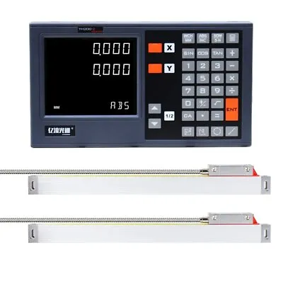 2 Axis New Display Dro YH200 Digital Readout Linear Optical Ruler Lathe Milling • $228