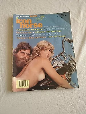 Iron Horse Magazine December 1979 By Easy Riders + Iron On Transfer • £8.99