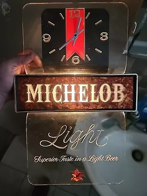 Michelob Wall Clock W/Light • $30