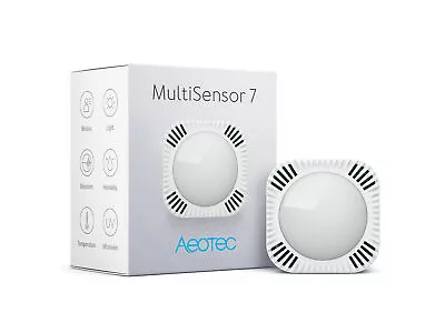 ~NEW~ Aeotec MultiSensor 7 W/ Battery Gen7 Z-Wave Plus 6-in-1 Sensor [ZWA024] • $78.99