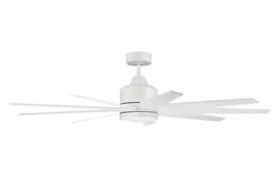 Craftmade CHP60MWW9 Champion 60 In. LED Indoor/Outdoor Matte White Ceiling Fan • $244.99