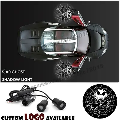 Jack Skellington Symbol Car Door Projector Ghost Shadow Courtesy Light Universal • $17.64