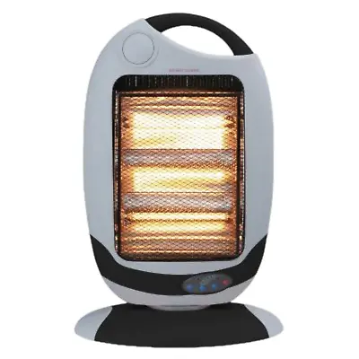 1200W Oscillating Halogen Heater +Remote Control + Timmer +carry Handle • £28.50