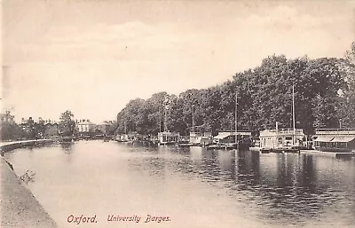 Postcard Oxford University Barges Friths Series Unposted • £5.99