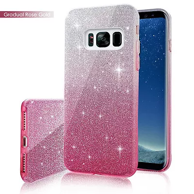 Extremely Sparkly Bling Glitter Case For Samsung Galaxy S9 Plus Note 8 J5 J2 Pro • $8.95