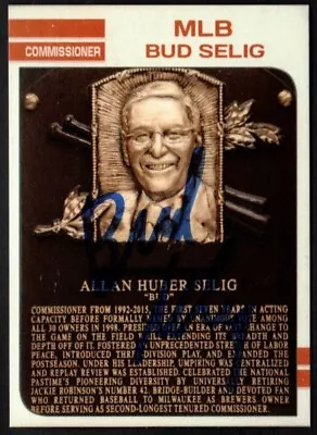 Bud Selig Custom Card Autograph Signed MLB Commissioner HOF • $16.99