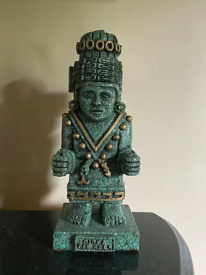 Zarebski VTG Mexican Aztec Mayan Ancient God Stone Statue Figure • $49.99