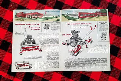 1930s Moto-Mower Reel Lawn Mower Detroit Brochure Garden Tractor Farm Catalog • $49.95