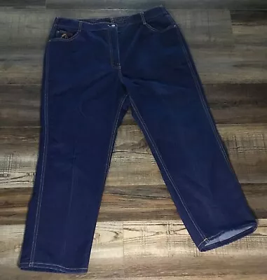 Vintage Jordache Dark Denim Jeans Horse Head Logo Straight Leg Mens • $39.99