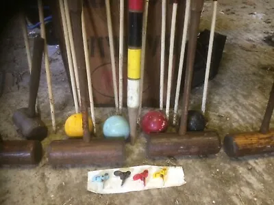 Jaques Of London Adult Croquet Set For Four People • £200
