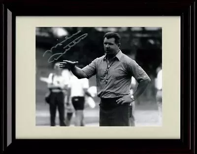 16x20 Framed Mike Ditka - Chicago Bears Autograph Promo Print - Black And White • $74.99