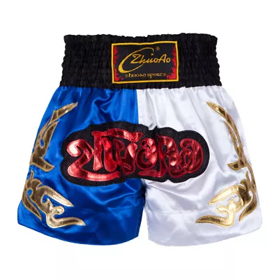 Muay Thai Fight Shorts Breathable Kick Boxing Pants Women Men Kids Mma Training • $25