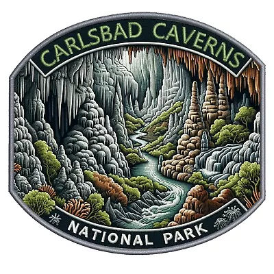 Carlsbad Caverns National Park Patch Iron-on Applique Nature Badge New Mexico • $19.87