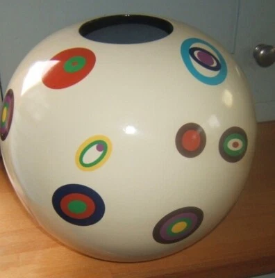 £15 • Buy Large Unusual Funky 3d Pop Art Mod Style Multicoloured Pottery Vase Scooter
