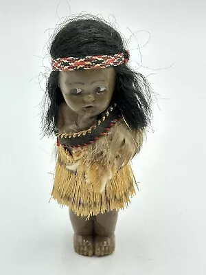Vintage Celluloid New Zealand  Maori Doll • $16.99