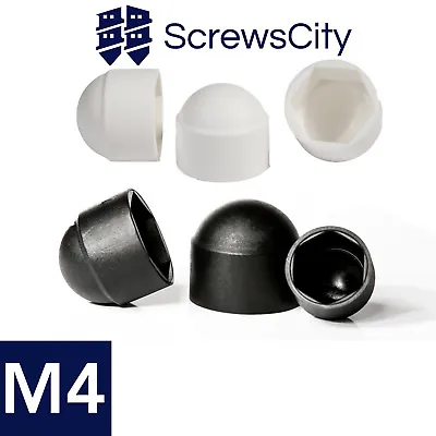 £1.80 • Buy M4 PLASTIC COVER DOME CAPS FOR HEXAGON BOLT NUTS WRENCH 7mm