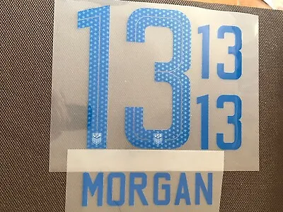 £10.99 • Buy Team USA 2018 Alex Morgan Soccer Football Shirt Jersey Name Number Print ID