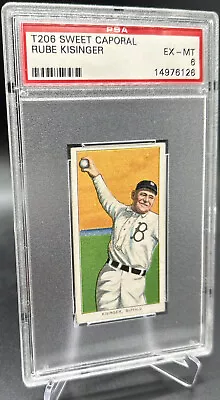 1909-11 T206 Rube Kisinger Sweet Caporal PSA 6 EX-M • $954.99