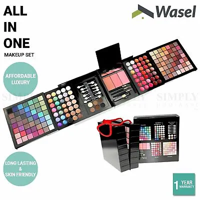$57.90 • Buy Wasel Make Up Set Eyeshadow Palette Blush Gloss Cosmetic Kit 24/74/177 Colours