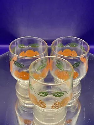 Vintage Swanky Swig Juice Glasses Set Of 3 • $11.80