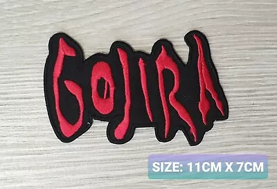 £2.99 • Buy Gojira Red  Music Logo Embroidered Applique Iron / Sew On Patches