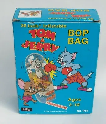 Tom & Jerry Cartoon 36  Inflatable Boxing Bop Bag No 1765 Cumberland Toys Art • $159.99