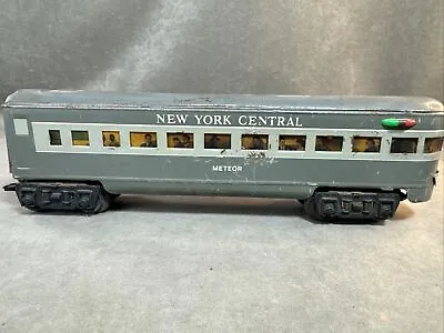 Vintage MARX Train NEW YORK CENTRAL METEOR PASSENGER CAR Parts Or Repair • $33.99