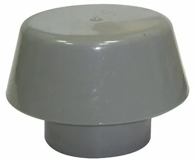 Floplast 110mm Vent Cowl Soil Pipe Stack Mushroom Vent  -  Grey SP310 • £16.99