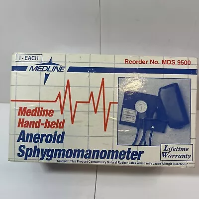 Vintage Medline Hand-Held Adult Aneroid Sphygmomanometer # MDS 9500 • $14.99