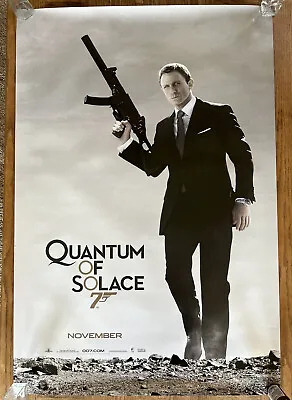 QUANTUM OF SOLACE (2008) Poster 27x40 DS Rare ORIGINAL 007 Daniel Craig • $30