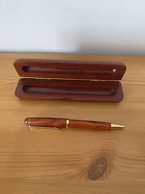 £25 • Buy Vintage Hand Turned Wooden Pen And Case