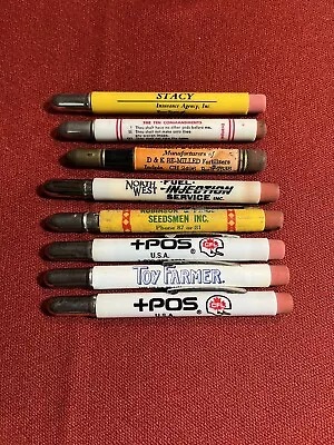 Vintage Advertising Pencil Lot Of 8 • $9.98