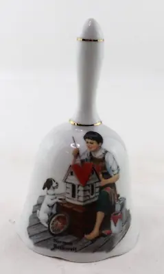 Norman Rockwell 1986 Ceramic 5  BELL Painting The Little House • $9.95