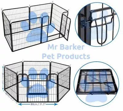 £59.95 • Buy  Extra Large Heavy Duty 6 Piece Puppy Dog Run Welping Pen Playpen UK Stock
