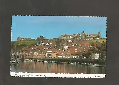 Postcard North Yorkshire Whitby Harbour And East Cliff  Bamforth ET6411 • £2.99