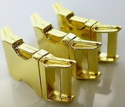 Buckle Gold Metal Side Release Metal Buckle For DIY Dog Collars One Inch • $3.50