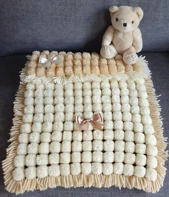 ***Hand Knitted Baby Blanket*** • £12.99