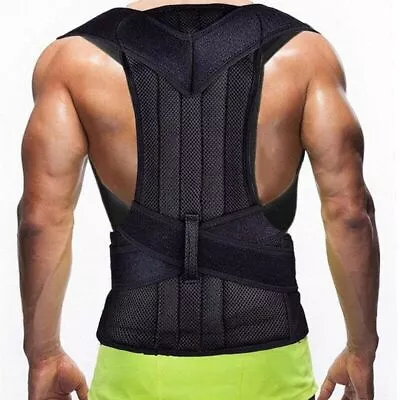 True Fit Posture Corrector Support Belt Adjustable Women Men Medical Clavicle US • $19.99