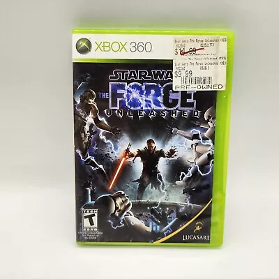 Star Wars: The Force Unleashed (Xbox 360 2008) Complete Tested Working  • $12.97