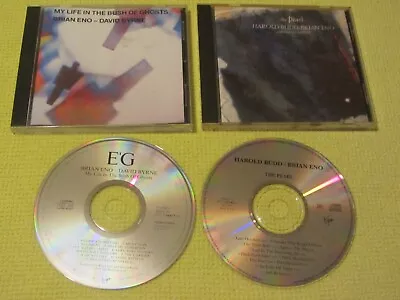 Brian Eno David Byrne My Life In Bush Of Ghosts & Harold Budd Peal 2 CD Albums • £9.99