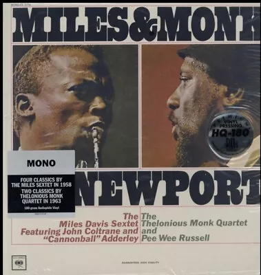Miles Davis - Miles & Monk At Newport (Mono) [New LP Vinyl] • $32.18