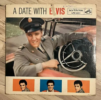 A Date With Elvis Rock Lp Mono Deep Groove Press • $99.99