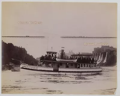 Vintage 1900s Scenic Niagara Falls Maid Of The Mist Tourist Boat Photos #4 (2pc) • $19.97