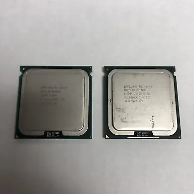 LOT OF 2- Intel Xeon X5460 3.16GHz Quad-Core SLANP Socket LGA771 CPU/Processor • $20.99